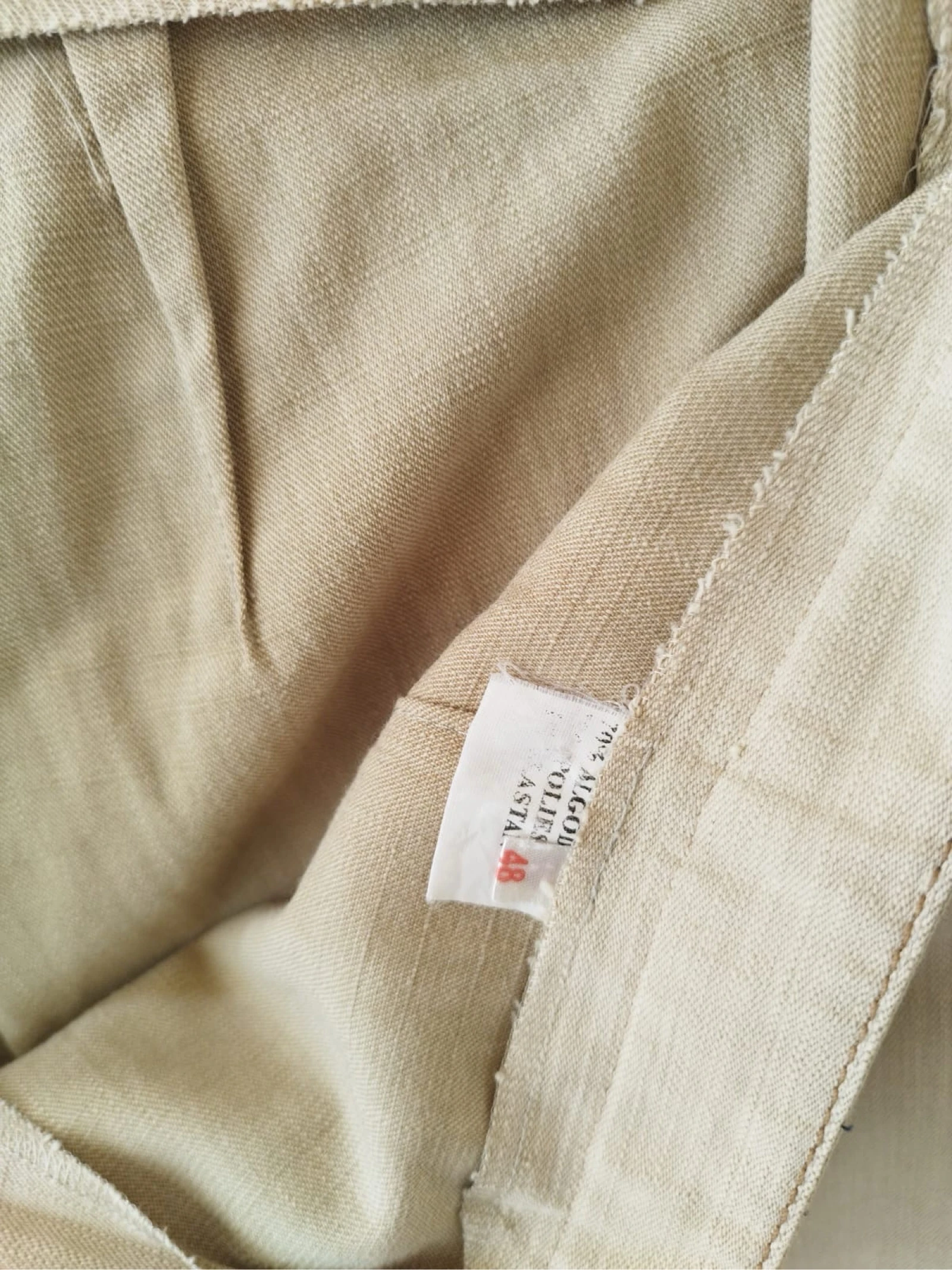 Traje de jaqueta vintage Luis Alberto • Talla 48 Vintage (Revisar medidas) • Bege – photo 7
